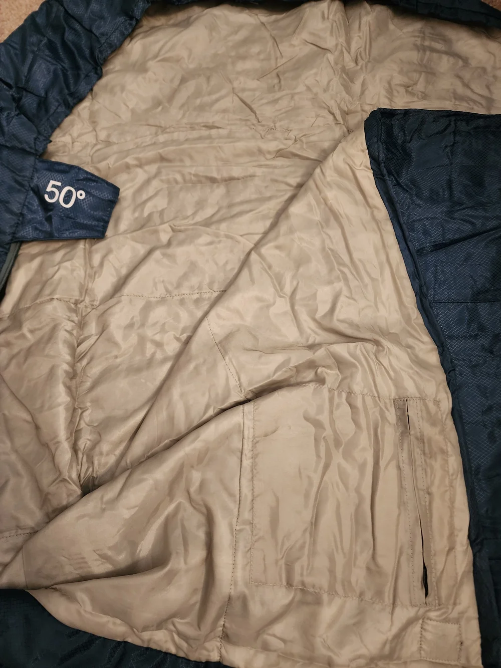 Field & Stream Blue and Black 50° Sleeping Bag